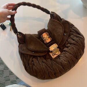 Miu miu suede bag - Gem